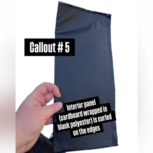 American Tourister 3 Piece Black Quilted & Faux Leather Accents - Some Callouts - Picture 12 of 15